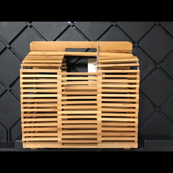 Bamboo Hand Bag NWT Target Bag hand made - Picture 2 of 4